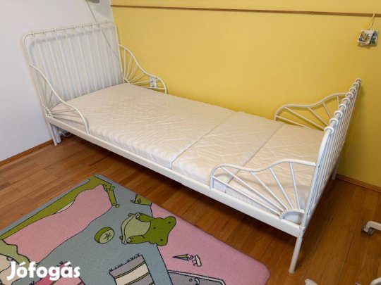 IKEA Minnen kihúzható gyerekágy fehér