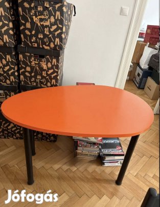 IKEA Modern narancssárga asztal - egyedi design, lakásba, irodába