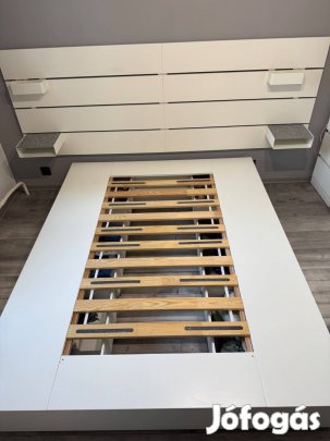 IKEA Nordli ágykeret 6 db tárolóval 160x200cm