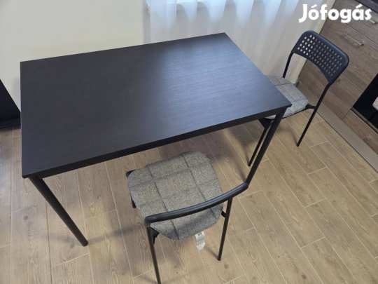 IKEA Sandsberg asztal fekete 110 67