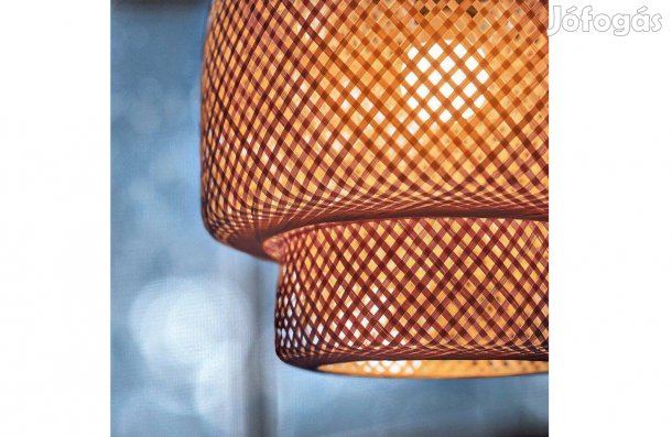 IKEA Sinnerling függőlámpa, bambusz-kézzel készült, 27cm, új-bontatlan