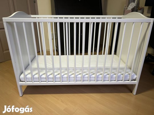 IKEA Smagora rácsos ágy+Smagora pelenkázó
