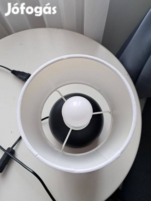 IKEA TVÄRfot asztali lámpa fekete/fehér jó állapot