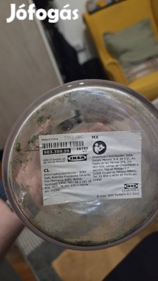 IKEA Tidvatten üveg váza 45 cm