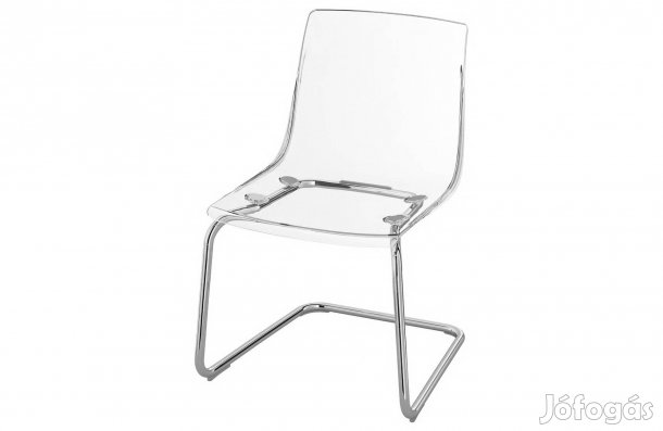 IKEA Tobias átlátszó, krómozott szék