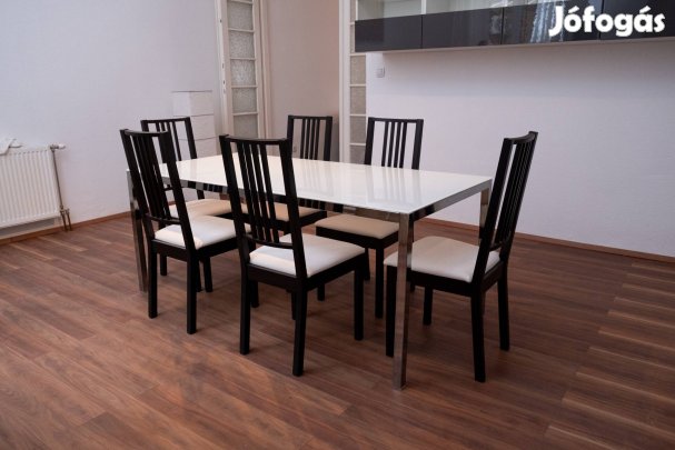 IKEA Torsby étkezőasztal + 6 db Börje szék