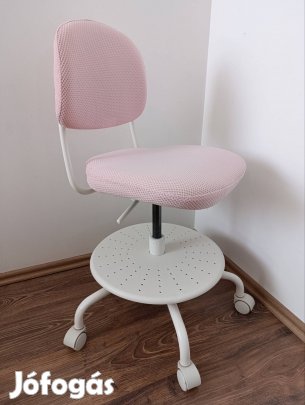 IKEA Vimund Gyerek forgószék rózsaszín 