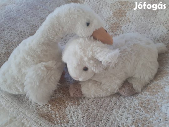 IKEA állatos plüss 2 db. - bárány és liba
