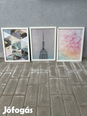 IKEA faliképek 3 db egyben, dekoráció, design képek