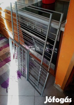 IKEA fém Komplement elemek cipős polc és vagy nadrágtartó, 100-50 cm