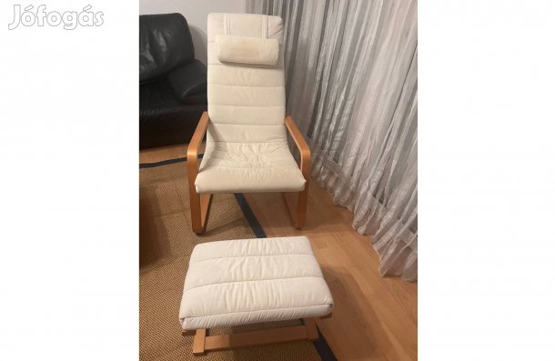 IKEA fotel lábtartóval