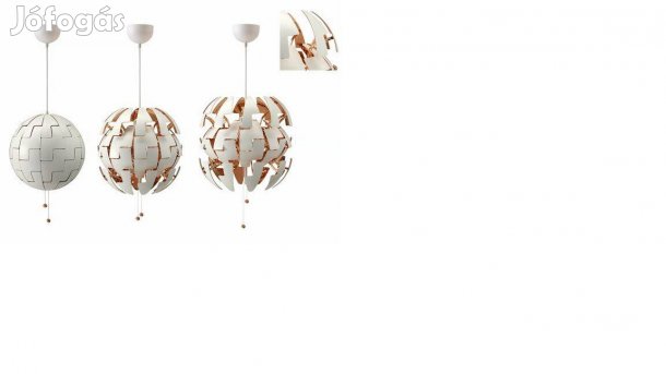 IKEA függőlámpa - fehér és vörösréz