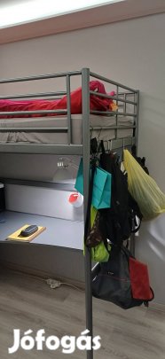 IKEA galériaágy íróasztallal + matrac