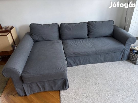 IKEA kanapé, kihúyható, ágyneműtartóval, jó állapotban