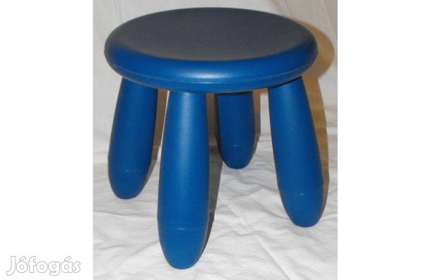 IKEA kék műanyag gyerekzsámoly