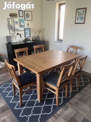 IKEA-s 6 személyes étkezőgarnitúra eladó
