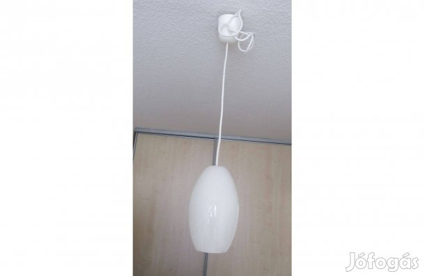 IKEA-s tejüveg búrás lámpa