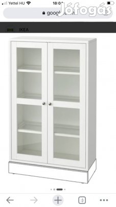IKEA vitrin fehér !