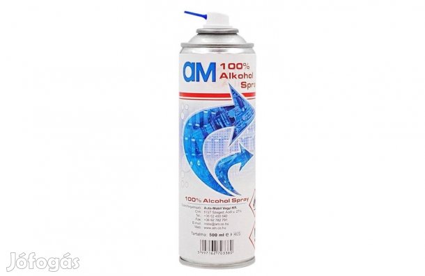 IPA Isopropyl tisztító folyadék 100% alkohol spray 500ml