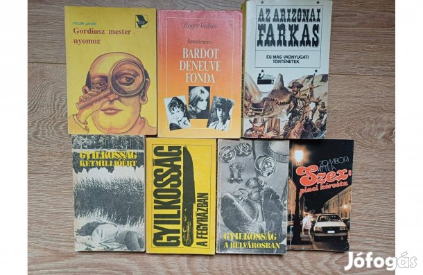 IPV Kiadó könyvcsomag, 7 db egyben