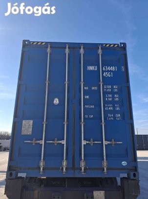 ISO 40' HC újszerű raktárkonténer