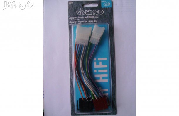 ISO adapter/csatlakozó autórádióhoz-Toyota (1988-tól gyártott típusok)