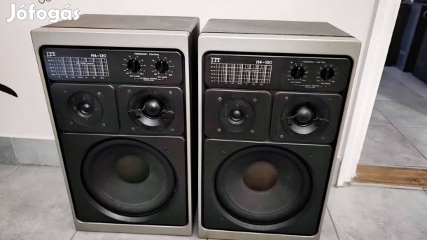 ITT H4-120 3 utas hangfalpár régiség, ritkaság