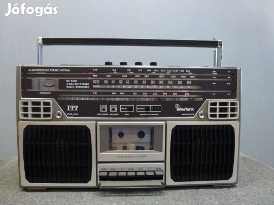 ITT RC 5500 sztereó rádiós magnó