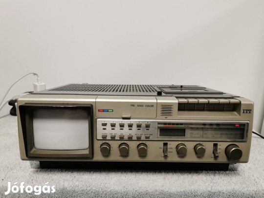 ITT Vintage TV rádió kazettás deck. 