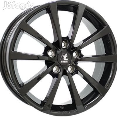 IT WHEELS 2 ALICE Fényes fekete 7X17 5X100 ET45 CB57,1 | alufelni |