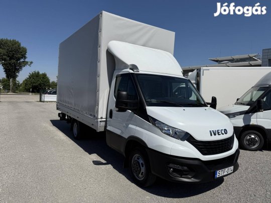 IVECO Daily 35C18 4.4m ponyva+emelőfal.duplaker...