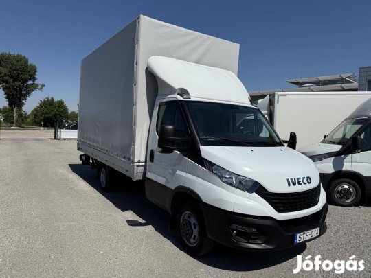 IVECO Daily 35C18 4.4m ponyva+emelőfal.duplaker...