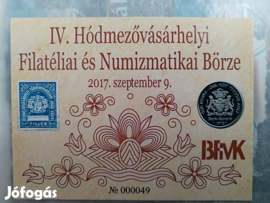 IV.Hódmezővásárhelyi Filatéliai és Numizmatikai Börze 2017 aj