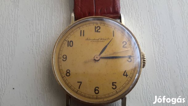 IWC schauffhausen mechanikus cal 89 arany tok 14 k