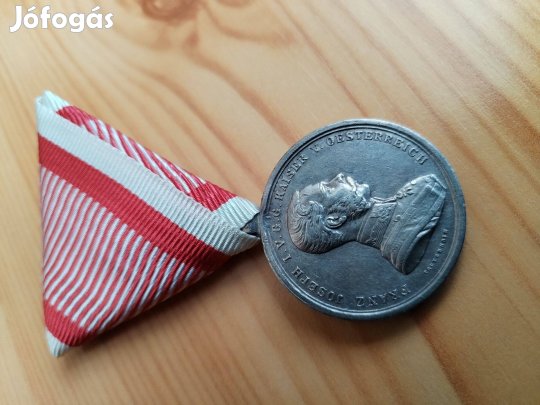 I.Ferenc József I.Világháborús Jelzet ezüst Vitézségi kitüntetés