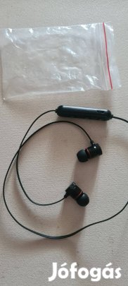 I-Joy fekete vezetéknélküli bluetooth headset / fülhallgató.