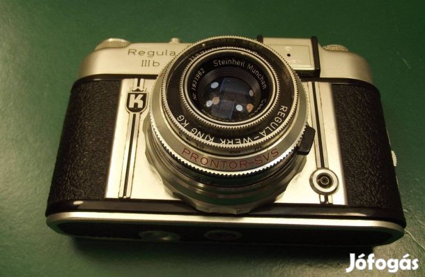 I King Regula III b Fényképezőgép Cassar 45 MM Objektívvel Retro Régi