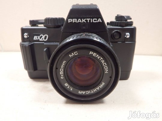 I Praktica BX 20 Fényképezőgép Antik Régi Gyűjtőknek Pentacon 50 MM OB