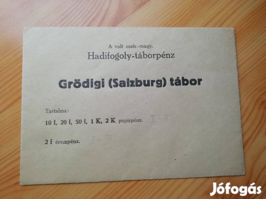 I.Világháborús Hadifogoly Grödigi /Salzburg / Tábori boríték