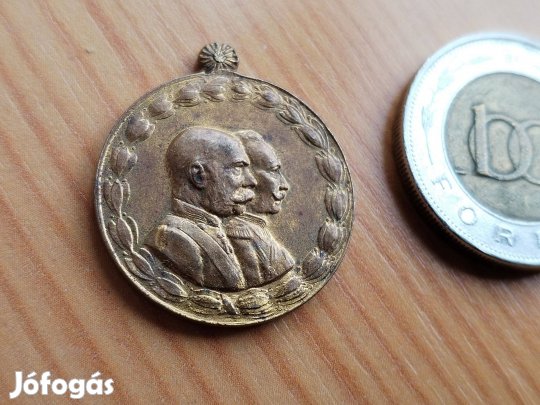 I.Világháborús Patrióta medál 1914-es Ferenc József II. Vilmos