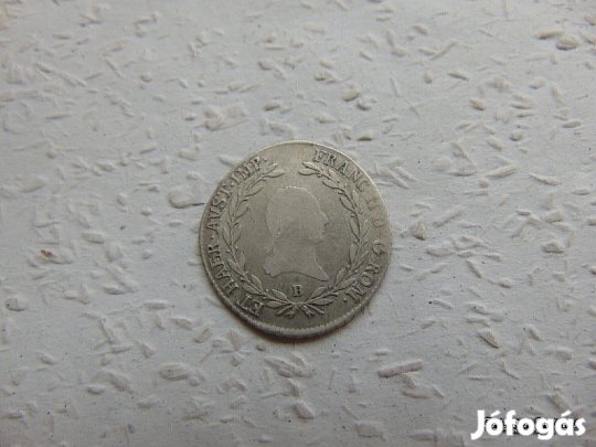 I. Ferenc ezüst 20 krajcár 1806 B Körmöcbánya Kép szerint
