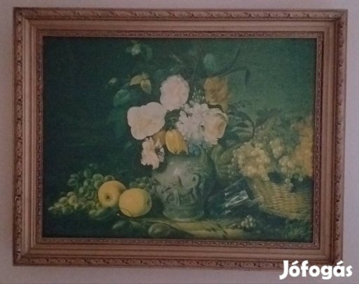 I. Hrutszkij "Virágok és gyümölcsök" című művének reprodukciója
