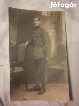 I . világháborús monarchiás katona fotó 13x8cm