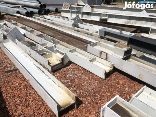 I szelvény, bontott vas csarnok, IPE, HEA, HEB, h szelvény
