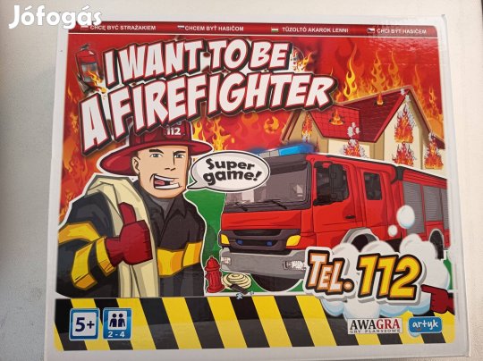 I want to be a firefighter társasjáték eladó