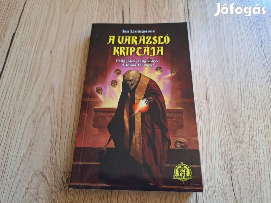 Ian Livingstone - A varázsló kriptája c könyv Kaland Játék kockázat Új