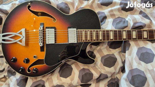 Ibanez AG75-BS Hollow body jazzgitár + Ibanez IHB541 BK tok