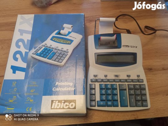 Ibico elektromos, szalagos számológép