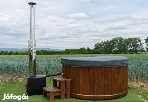 Ibiza 4-6 személyes üvegszálas dézsafürdő, fürdődézsa