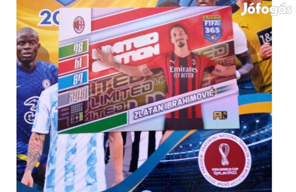 Ibrahimovic (AC Milan) Panini Fifa 365 2022 XXL Limited kártya